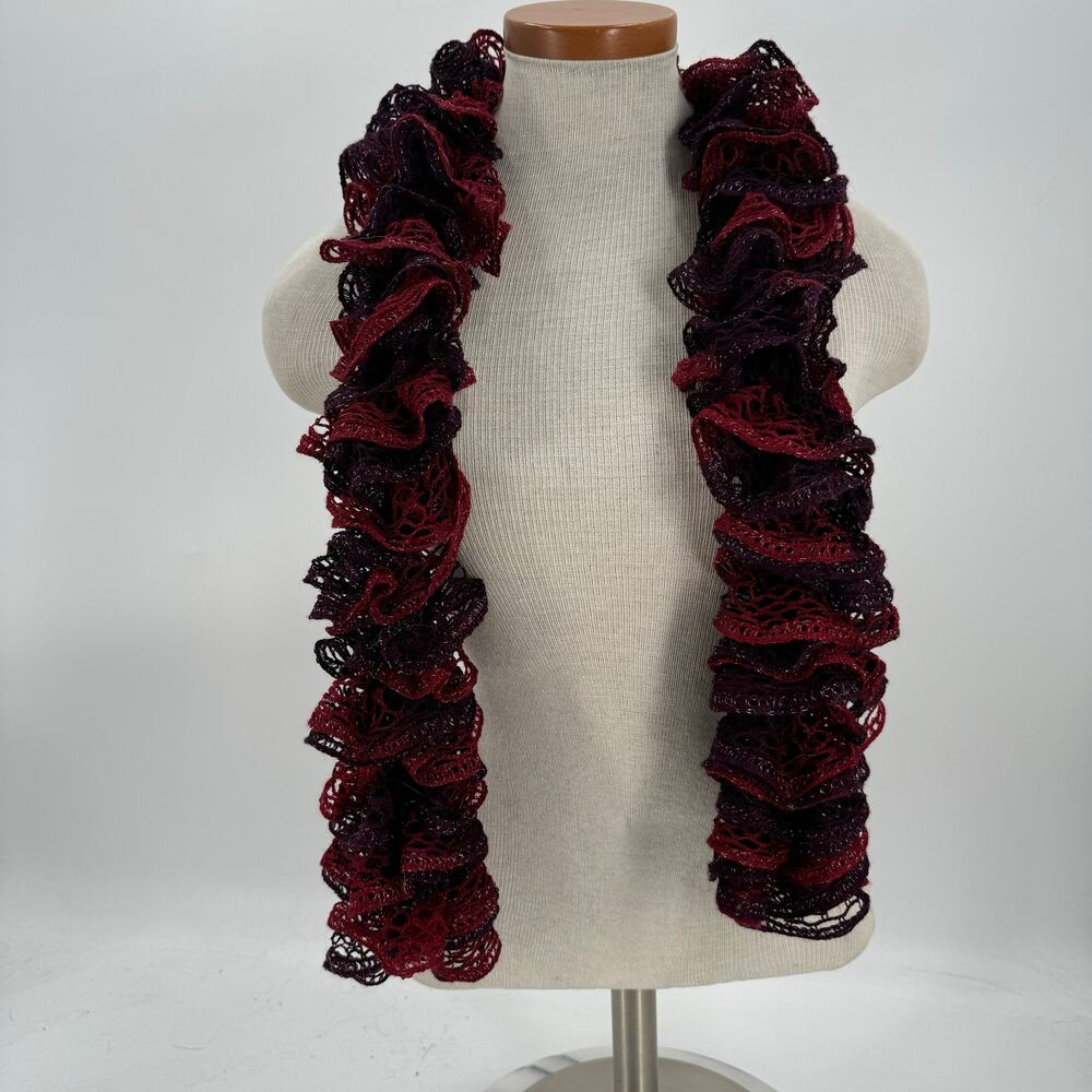 Handmade Purple and red Sashay Scarf